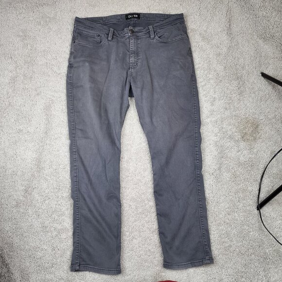 DU/ER Other - DU/ER Pants Mens 38x30 Actual 36x28 N2X Relaxed Taper Stretch Performance Casual